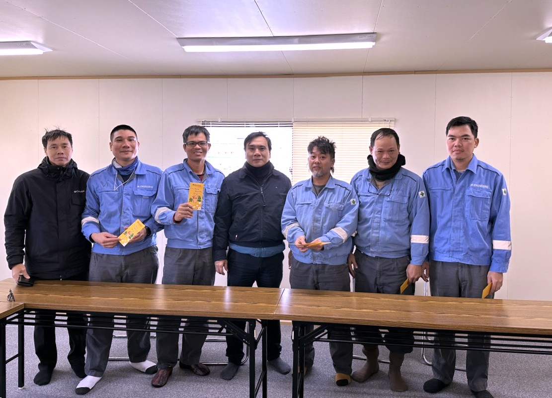 PV DRILLING EXTENDS NEW YEAR GREETINGS TO EMPLOYEES ON GEOTHERMAL AND CARBON CAPTURE AND STORAGE (CCS) DRILLING RIGS IN JAPAN