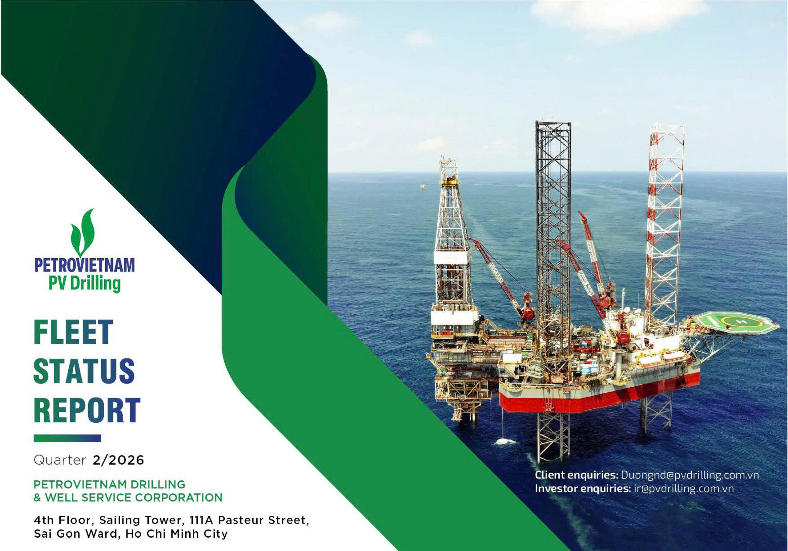 PV DRILLING - RIG FLEET STATUS REPORT QUARTER 2/2026🔥