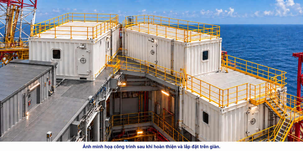 PVD Offshore Fabricating Accommodation Modules for the PV DRILLING I Jack-Up Rig